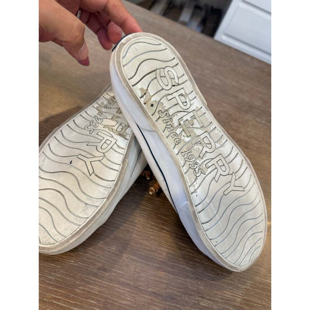 Sperry Top Sider Seacoast Sneakers Shoes Canvas White Womens 8.5 M STS95128 - Picture 8 of 8